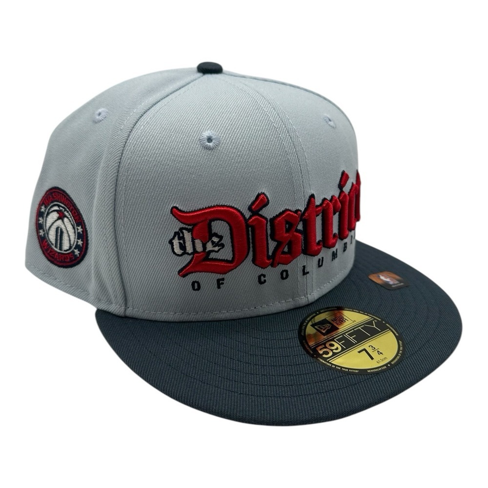 New Era 59Fifty Washington Wizards Hat Cap 7‎ 3/4 2024/25 City Edition Blue NBA